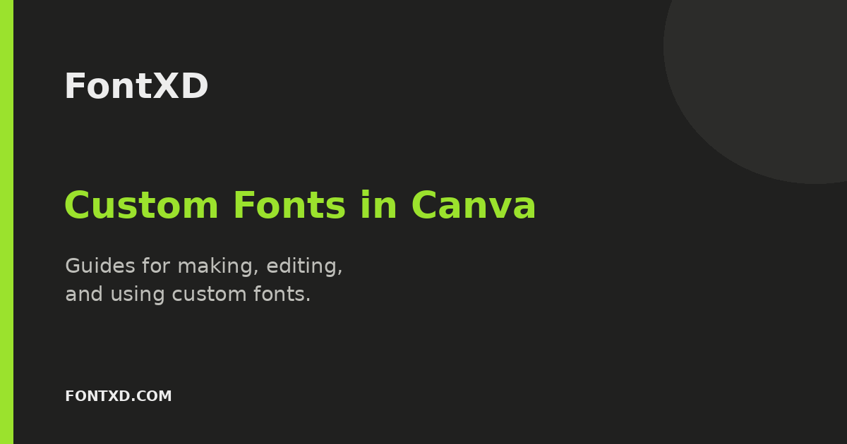 How to Add Custom Fonts to Canva cover