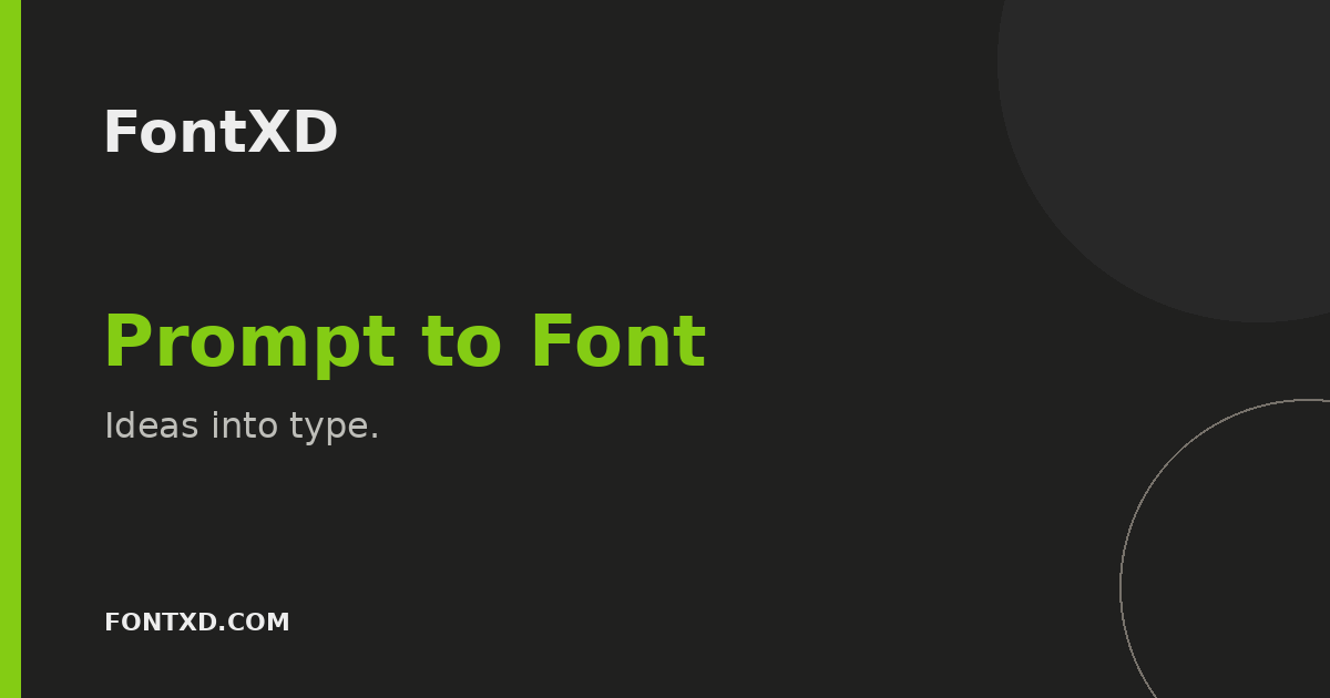 How to Create a Font Using a Text Prompt cover